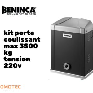 BENINCA Kit porte coulissant Max 3500 KG Tension 220 V BISON35